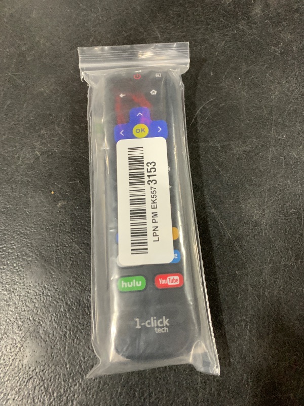 Photo 1 of 1-Clicktech Remote for Roku TVs and Players Express Premiere Ultra [2-in-1 w/TV Power+Volume] [NOT for Roku Stick]