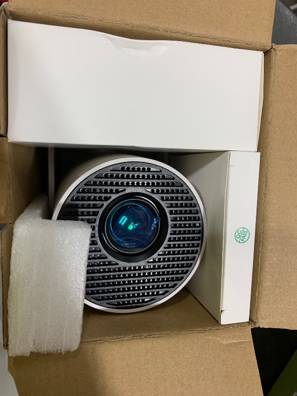 Photo 1 of Mini Projector - Manual Focus, Smart Portable Projector for Bedroom & Home Cinema with 4K Support, 170 ANSI Lumens, Auto Keystone, Netflix Certified, Android 11, Voice Control, Air Mouse Remote