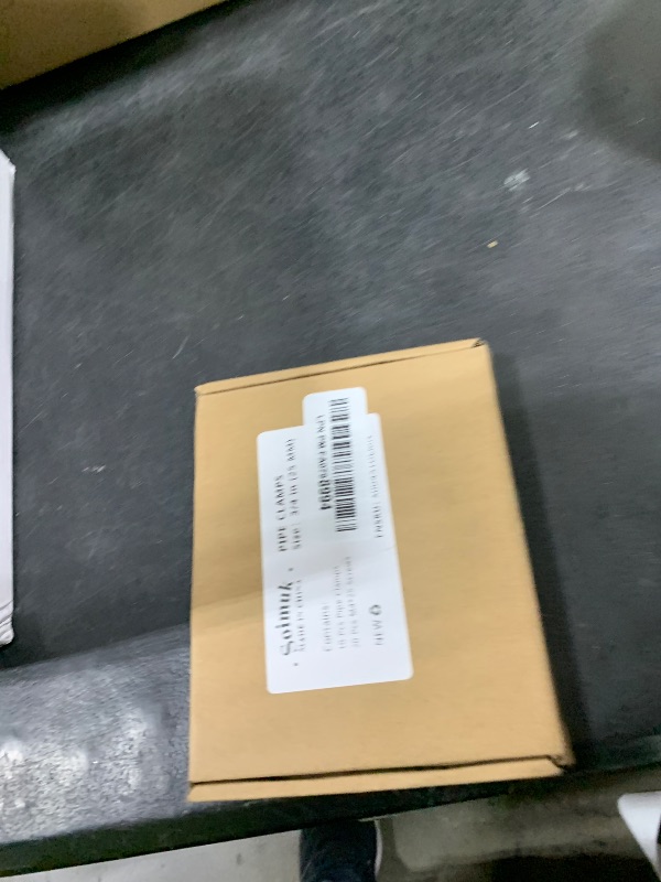 Photo 1 of 10 Set  Clamps,SCH 3/4 in (?25MM) PVC Pipe Strap Clips,Two Hole Plastic Pipe Clamps,Conduit Strap Clamps