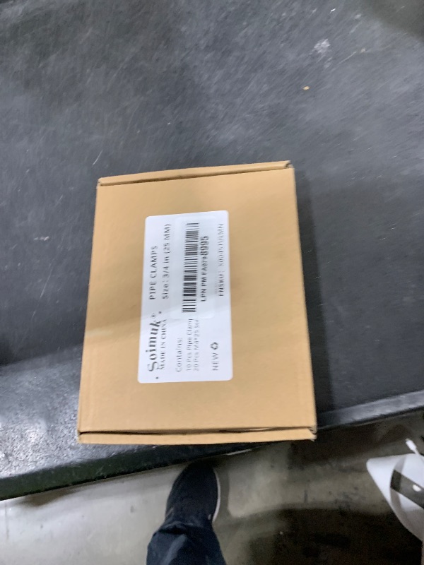 Photo 1 of 10 Set  Clamps,SCH 3/4 in (?25MM) PVC Pipe Strap Clips,Two Hole Plastic Pipe Clamps,Conduit Strap Clamps