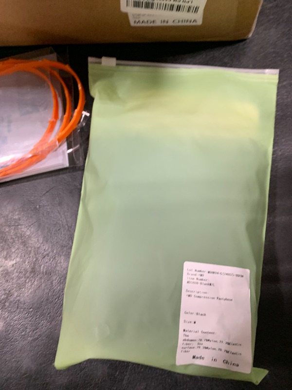 Photo 1 of +MD Medical Compression Pantyhose for Women,Closed Toe 15-20mmHg Graduated Compression Support Tight,High Waist Compression Stocking,Black Medium/Large