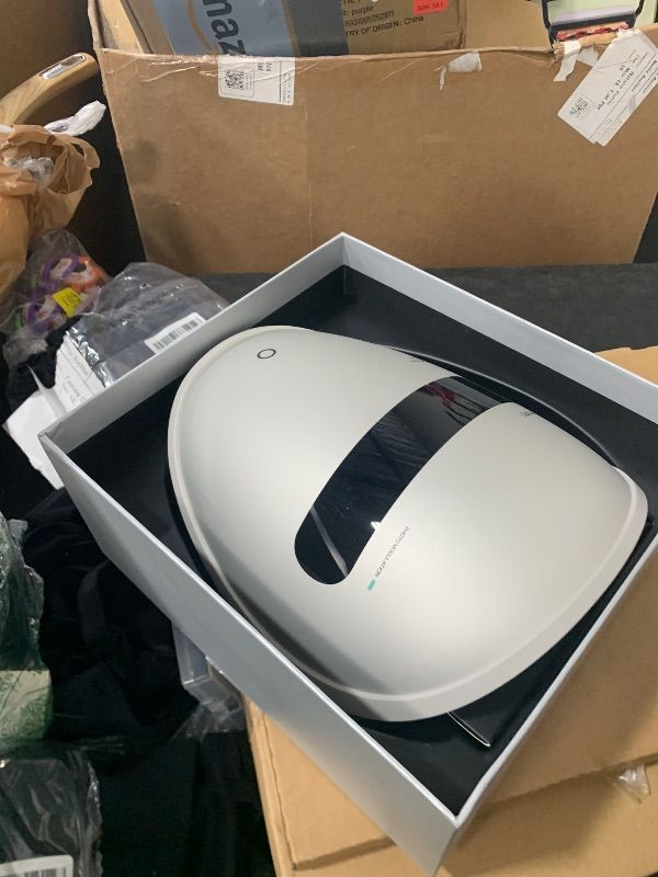 Photo 1 of AMIRO Spectra 5-in-1 Light Therapy Face Mask, Contour With Blue, Red, Green, Yellow, and Infrared Light, 3 Modes for Oily, Acne-Prone, and Sagging Skin, Skincare for Face, Silver