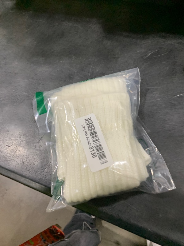 Photo 1 of *daisysboutique* Retro Women 80s Adult Ribbed Leg Warmers Y2K Harajuku Crochet Long Boot Socks for Dance Party Costume (OffWhite, One Size)