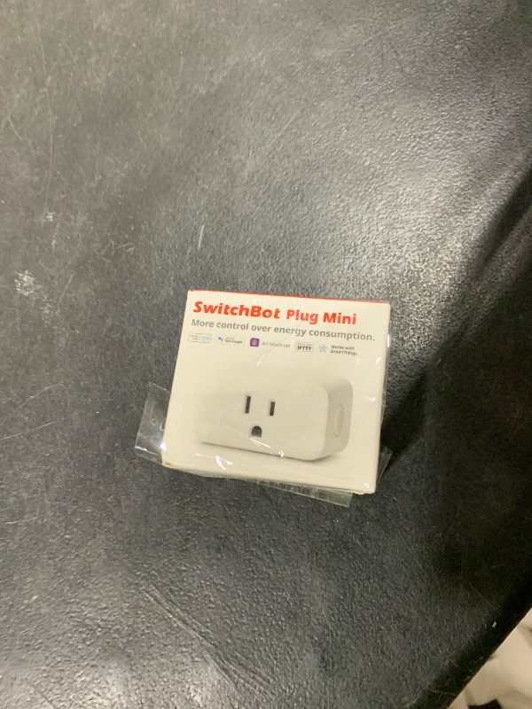 Photo 1 of ?2025 New? SwitchBot Smart Plug Mini 15A(1 Pack), Energy Monitor, Smart Home WiFi(2.4GHz) & Bluetooth Outlet, Compatible with Alexa & Google Home, APP Remote Control & Timer Function, No Hub Required