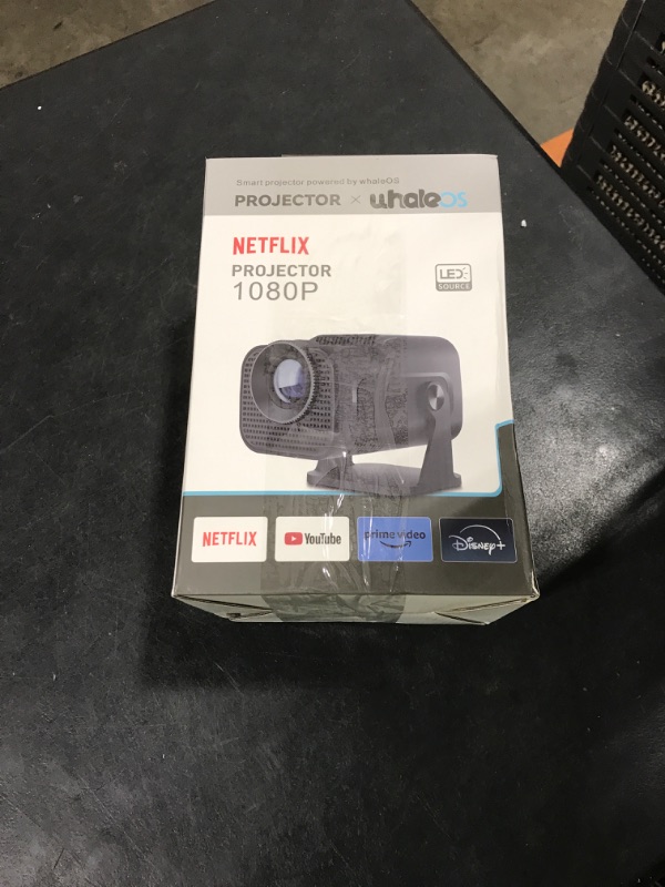 Photo 1 of [ 2025 Netflix Licensed ] 4K Projector with Wifi Bluetooth, Android 13 Smart Projector w Built-in Netflix/YouTube/PrimeVideo/D+, Auto Keystone, 1080P Native Mini Portable Projector for Outdoor Movies