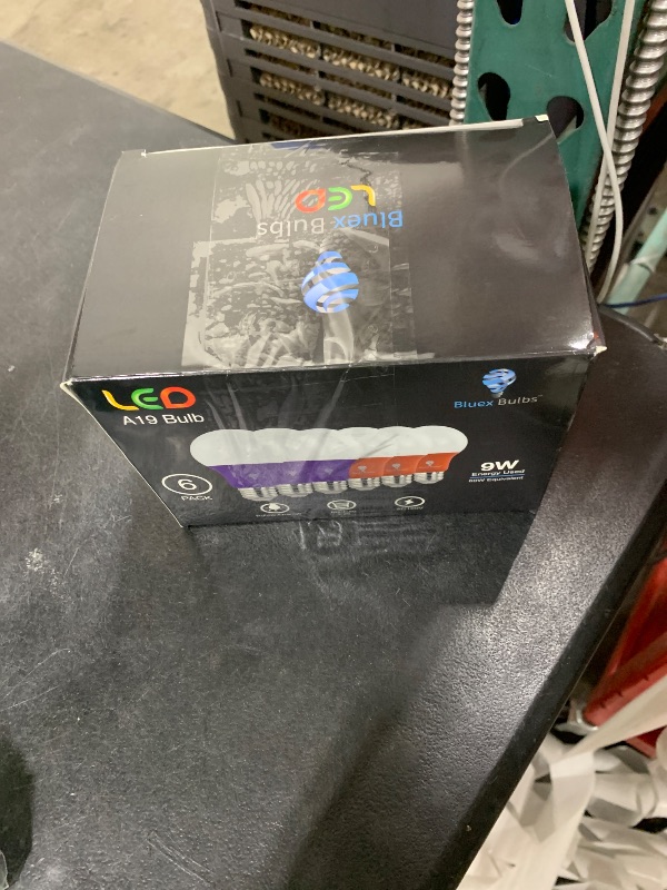 Photo 1 of 4 Pack A19 LED Light Bulb LED Light Bulb 120V E26 Base 9 Watt (60-watt Replacement) Bulb, Party Decoration, Porch, Home Lighting, Christmas Light Bulbs Non-Dimmable (Orange Purple, 6 Pack)