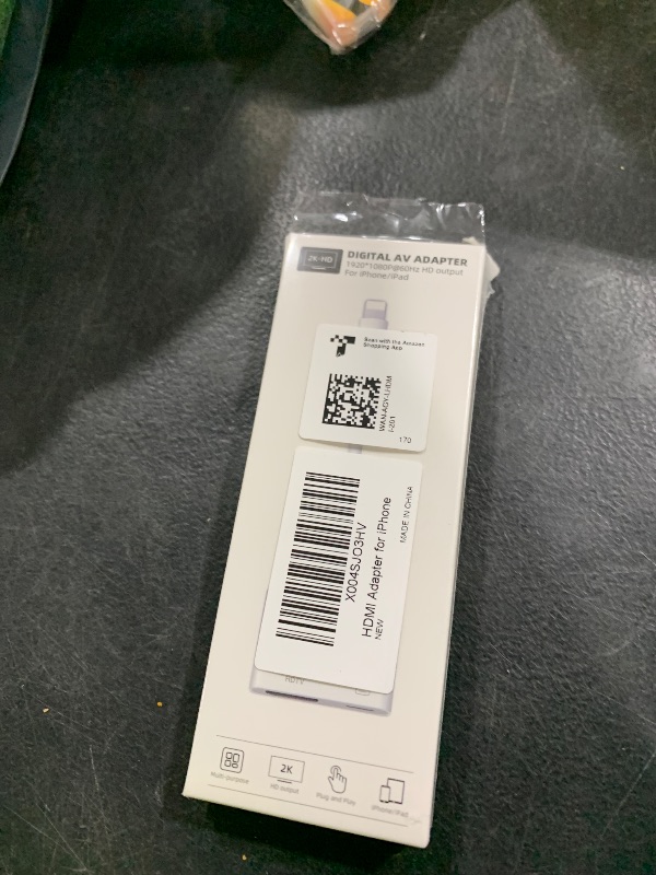 Photo 1 of [Apple MFi Certified] Lightning to HDMI Adapter for iPhone to TV, iPhone HDMI Adapter 1080P Digital AV Sync Screen Connector Cable Compatible for Phone 14/13/12/11/XS/XR/X/8/7 No Power Needed