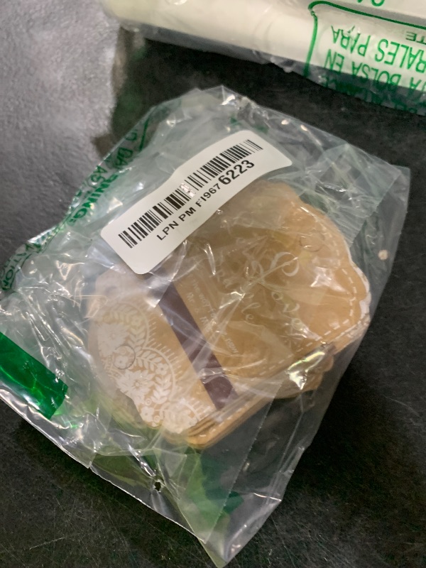 Photo 1 of 100pcs Rustic White Lace Wedding Sparkler Tags with Match Holder and Striker Send Off Exit Tags for Wedding, Kraft Paper