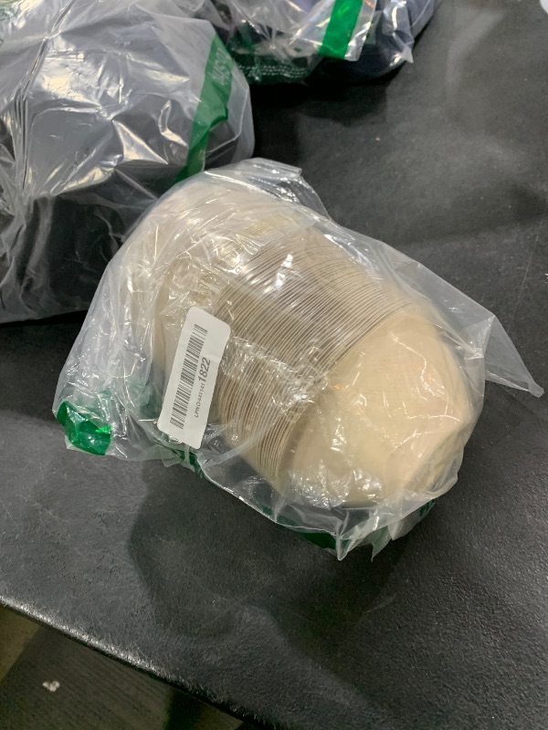 Photo 1 of 100 Pack 8oz Compostable Paper Bowls,Heavy-Duty Disposable Natural Bagasse Bowls,Biodegradable Soup Bowls,Eco-Friendly,Heat Resistant,for Ice Cream,Salad,Soup,Snack,Dessert,Pasta,Hot or Cold Use