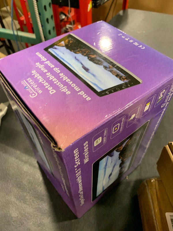 Photo 1 of 10.1 inch Single Din Car Stereo with Wireless Carplay Android Auto AM/FM/RDS Backup Camera, Single Din Detachable Touch Screen Bluetooth Radio Online Video Mirror Link USB/AUX/SD Card Ports Mic