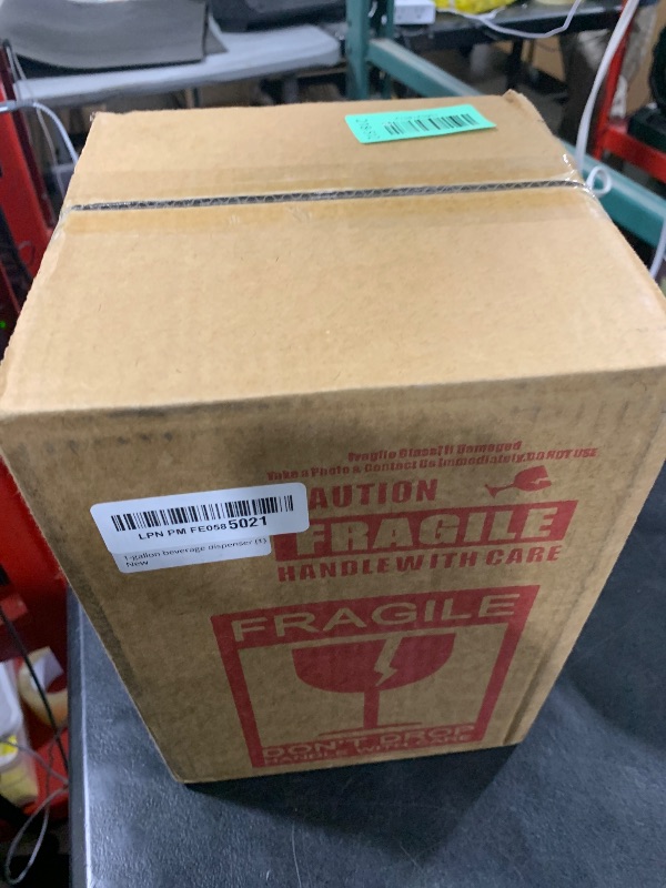 Photo 1 of 1 Gallon Drink Dispenser with Spigot 18/8 Stainless Steel – Airtight & Leakproof Glass Sun Tea Jar with Anti-Rust Lids, Beverage Dispenser for Parties - Laundry Detergent Holder