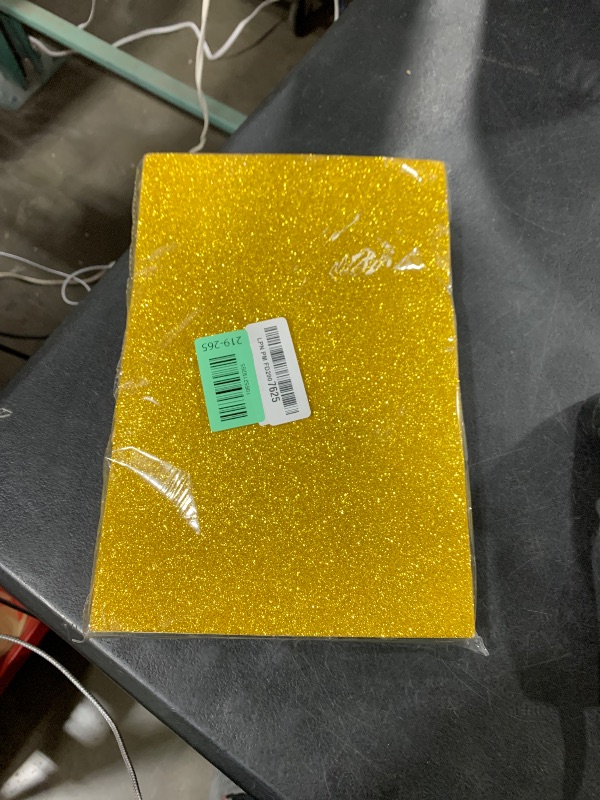 Photo 1 of 10 Sheets Glitter Paper Sheet for Crafts, A4 Cardstock Paper Self-adhesive Paper for Helloween, Christmas, Children Father's Day Decor Table Decorations, Graduation DIY Card Decoration (Gold)