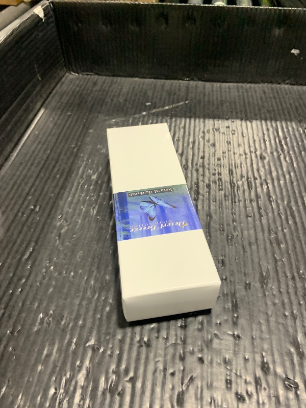 Photo 1 of 100% Pure Calcutta Boar Bristle Hairbrush for Natural Healthy Hair, Stiff Bristle, Made in Germany's Black Forest