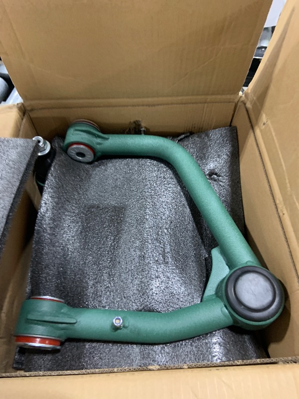 Photo 1 of Front Upper Control Arms for 2019-2024 Chevy Silverado 1500 GMC Sierra 1500, 2-4" Lift Suspension Tubular Arms with Ball Joint, Replacement OEM Factory Suspension Arms, Wrinkle Green