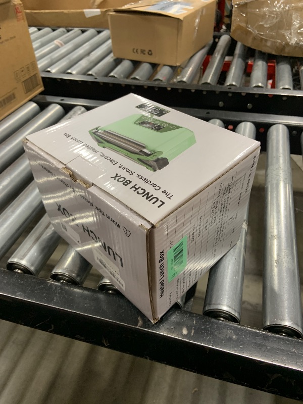 Photo 1 of Cordless Electric Lunch Box, 1.2L Self Heating Lunch Box Battery Powered with Automatic Heating, BPA Free, Meal Prep Friendly, Portable Food Warmer for Work, Construction, Truck & Travel (Black)