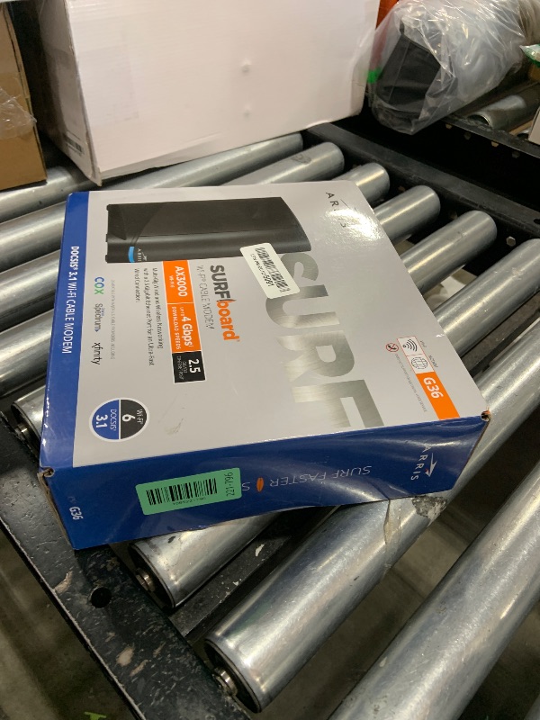 Photo 1 of ARRIS (G36) - Cable Modem Router Combo - Fast DOCSIS 3.1 Multi-Gigabit WiFi 6 (AX3000), Approved for Comcast Xfinity, Cox, Spectrum & More, 1.2 Gbps Max Speeds, 2x2 OFDM