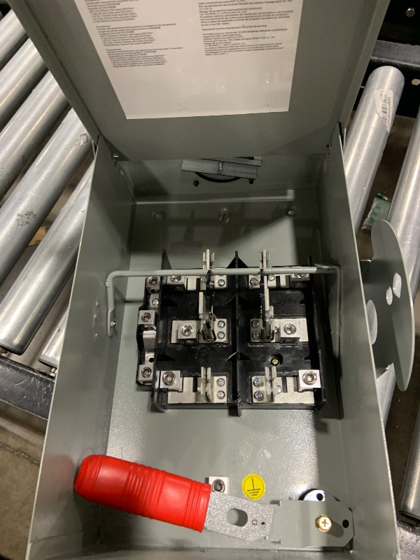 Photo 1 of 100A Generator Transfer Switch for Home Backup Power, Manual Double Throw Safety Switch 120V/240V, NEMA 3R Outdoor Enclosure, Designed for Residential Generator Use