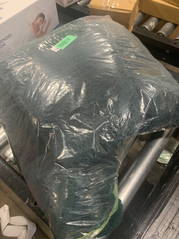 Photo 1 of Levi's Women's Long Length Patchwork Quilted Teddy Coat, Darkest Spruce, Small