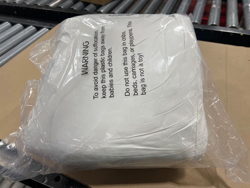 Photo 1 of **1 PACK** SAVORI Down and Feather Throw Pillow Insert 24x24 Soft Fluffy Pillow Insert with 100% Down-Proof Cotton Cover, Decorative Square Cushion Inner for Sofa Couch Bed-White