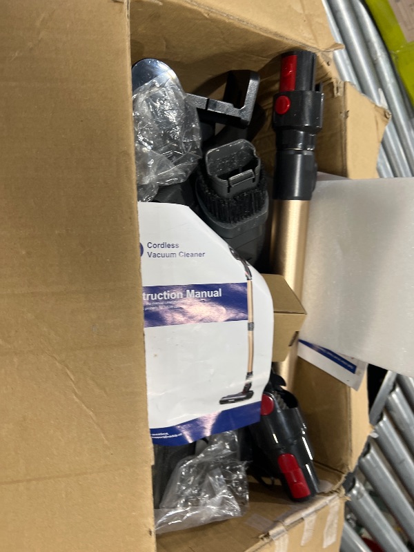 Photo 1 of NADALY Cordless Vacuum Cleaner, 500W 40KPA Stick Vacuum with 45min Runtime, Anti-Tangle Vacuum Cleaners for Home, 1.5L Dust Cup, Rechargeable Wireless Vacuum for Hardwood Floor Carpet Pet Hair