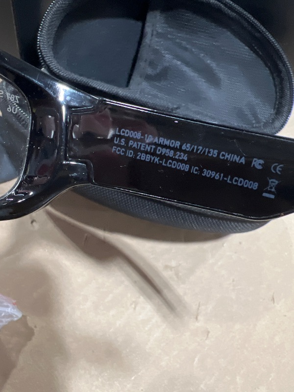 Photo 1 of Lucyd Armor Smart Safety Glasses for Men & Women, TR90 Frame, Bluetooth Smart Safety Glasses with Light Adaptive Lenses, Open Ear Speakers & Microphone - ANSI Z87.1 (Standard)