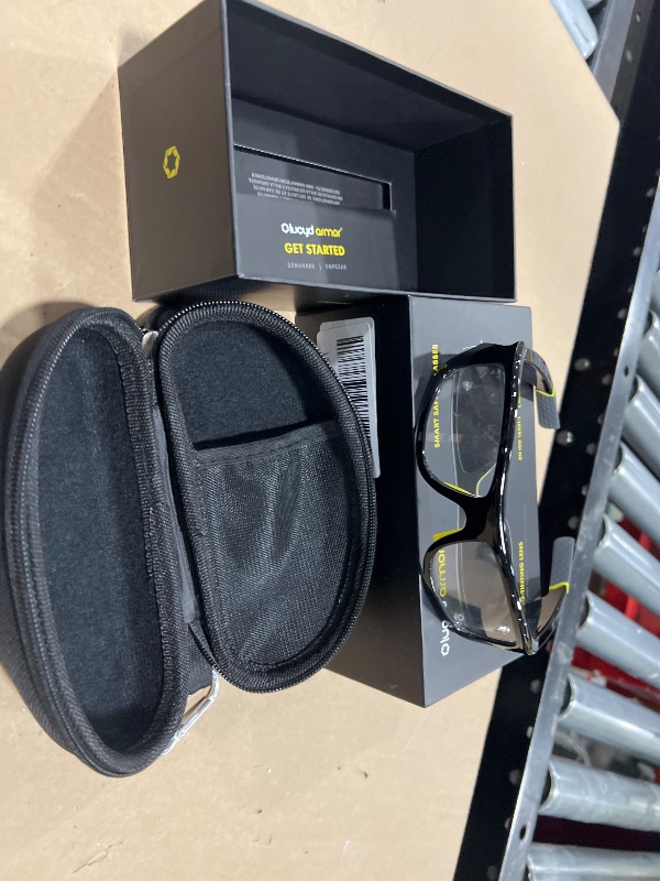 Photo 1 of Lucyd Armor Smart Safety Glasses for Men & Women, TR90 Frame, Bluetooth Smart Safety Glasses with Light Adaptive Lenses, Open Ear Speakers & Microphone - ANSI Z87.1 (Standard)