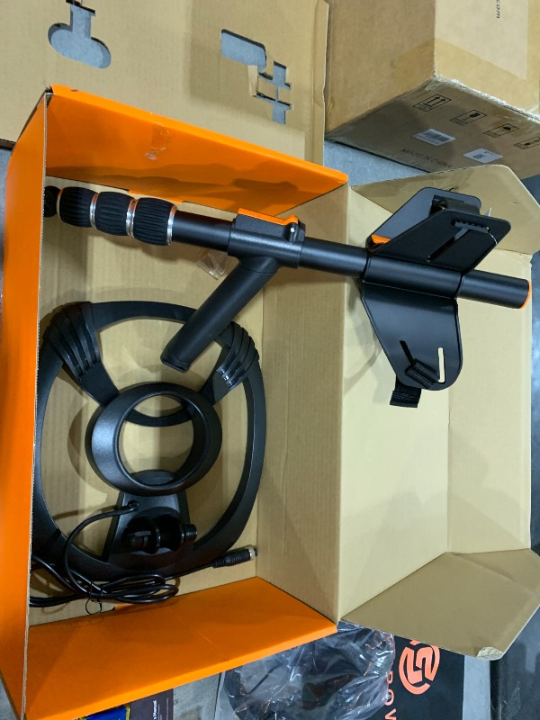 Photo 1 of SUNPOW Metal Detector for Adults Professional - High Accuracy with 12" Waterproof Coil, 2x Backlit LCD Display, Advanced DSP Chip, 5 Modes, Adjustable Length (19"-59"), Sturdy Spiral Structure -OTMD14