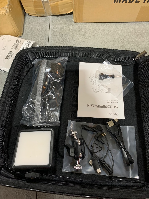 Photo 1 of FeiyuTech SCORP Mini 3 Pro Camera Gimbal Kit w/AI Tracking 4.0, Detachable Touchscreen Handle, 4.4lb Payload, Gimbal Stabilizer for Mirrorless Cameras, Smartphone, Action Cam (Bag+Light+Pole Included)