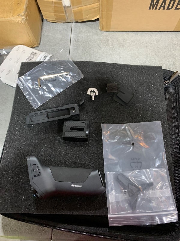 Photo 1 of FeiyuTech SCORP Mini 3 Pro Camera Gimbal Kit w/AI Tracking 4.0, Detachable Touchscreen Handle, 4.4lb Payload, Gimbal Stabilizer for Mirrorless Cameras, Smartphone, Action Cam (Bag+Light+Pole Included)