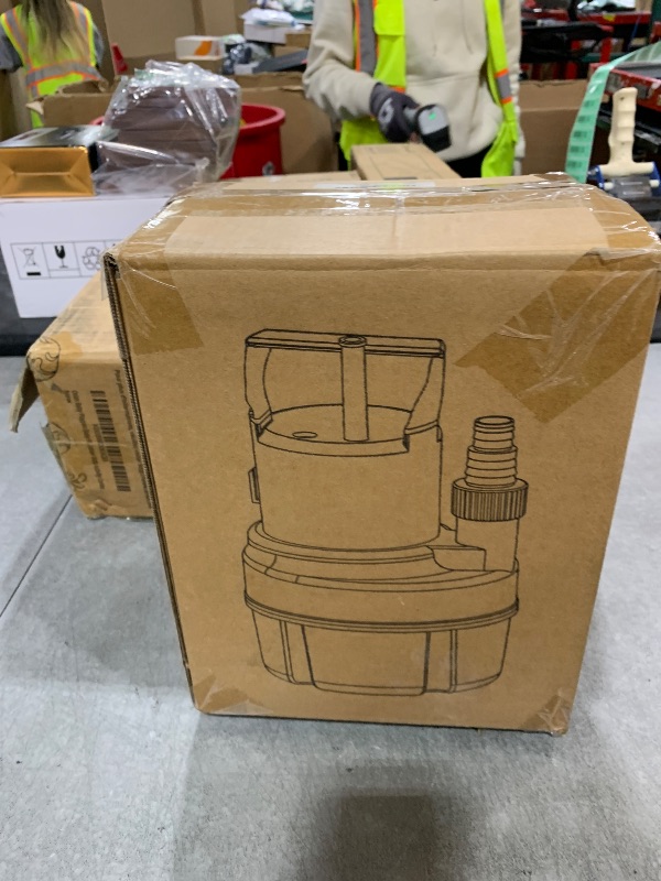 Photo 1 of AgiiMan 2HP Submersible Water Pump, 3500GPH Portable Sump Pump for Pool Draining, Pool Cover Pump with 25FT Power Cord for Basements Pool Fountains Hot Tub Garden, Blue