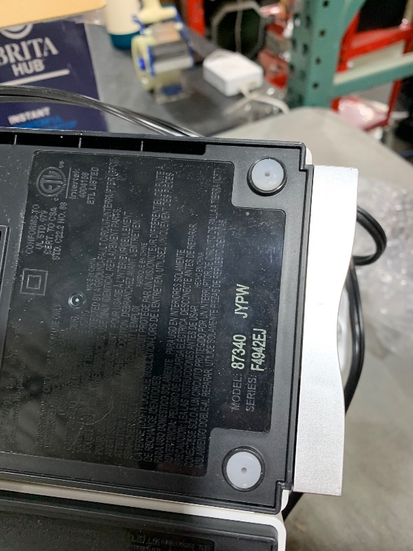 Photo 1 of Brita Hub Instant Powerful Countertop Water Filter System, Reduces 70+ Contaminants, 12 Cup Water Reservoir, Includes 6 Month Carbon Block Filter, White, 87340