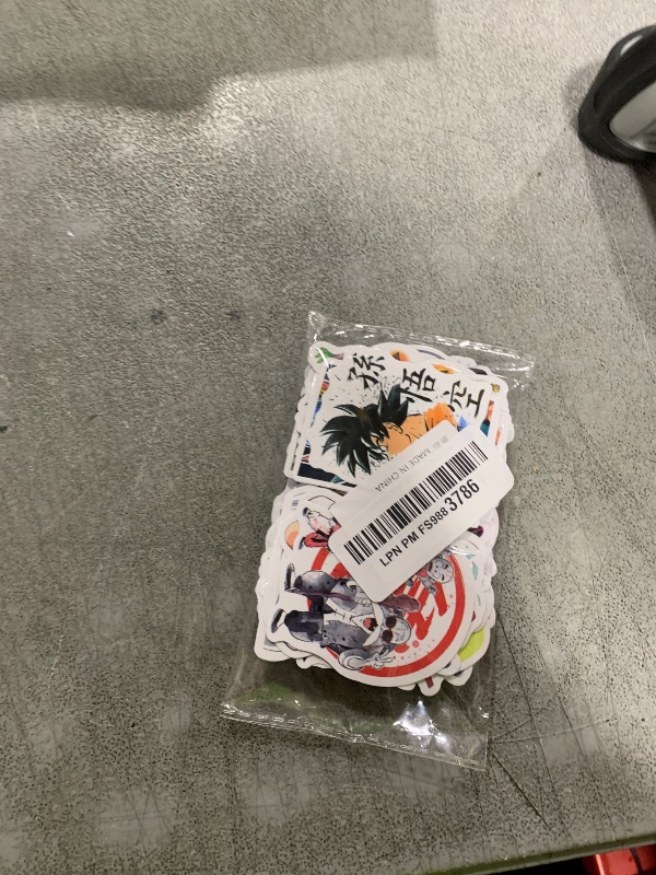 Photo 1 of 100pcs Anime Dragon and Ball Stickers Mixed Pack,Lovely Cartoon Characters Decals Cartoon Anime Sticker for Kids Teens Waterproof Stickers for Water Bottle Laptop Luggage Helmet Skateboard Guitar