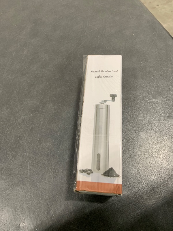 Photo 1 of Jogcaw Manual Coffee Grinder, Multi Adjustable Settings, Portable Hand Coffee Grinder with Ceramic Burr & Detachable Hand Crank for Travel, Camping, Office, Espresso, Pour-Over and More