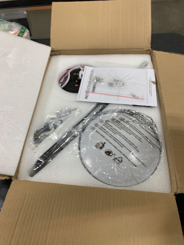 Photo 1 of 42 Inch Ceiling Fans with Lights, Remote Control, 3CCT, Dimmable&Adjustable Wind Speed, Timer Function, Reversible, Quiet, Energy-Saving Ceiling Fan with Light for Bedroom, Living Room Indoor/Outdoor