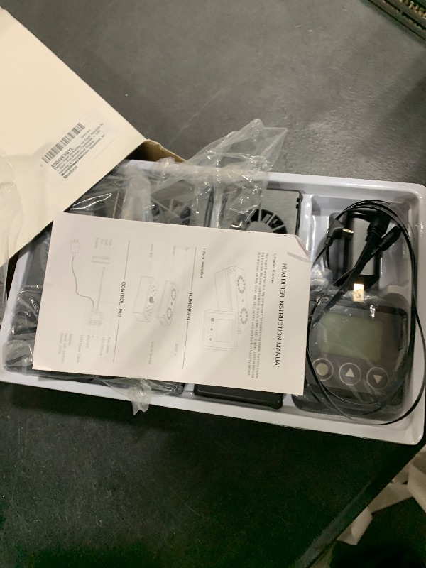 Photo 1 of Electric Cigar Humidifier for Cigar Humidor Box - Dual-Fan Sensor-Controlled + LCD Humidity & Temperature Display, Multi-Device Connection Supported, for 40-180 Cigars 1V3