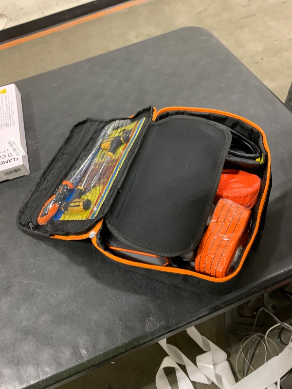 Photo 1 of TREKURE 16-in-1 Car Jump Starter with Air Compressor 160PSI, 8000A Jump Starter Jump Box (All Gas 14L Diesel), Jumper Cables Jumper Starter Portable with Car Roadside Emergency Kit, Gloves, Lights