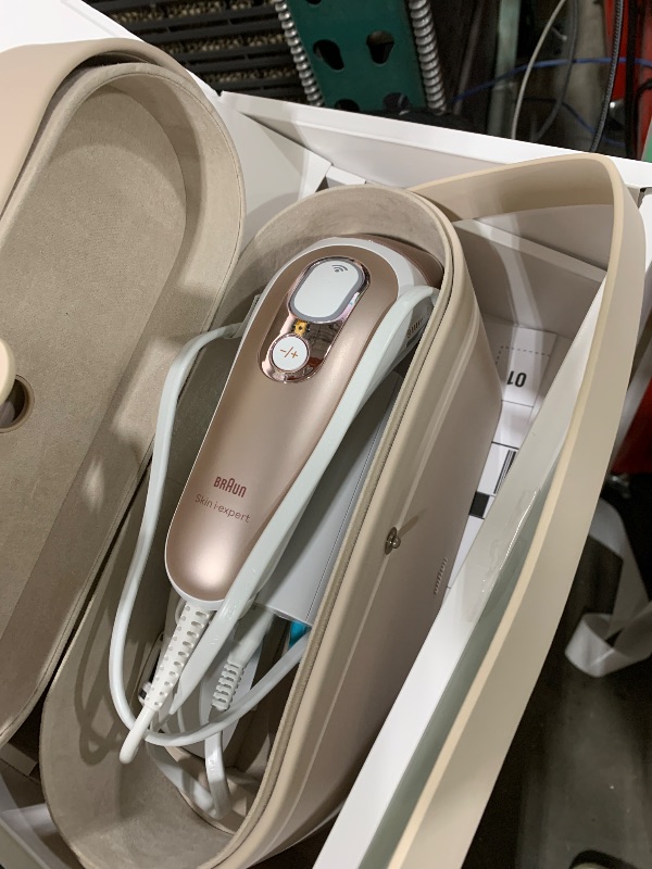 Photo 1 of Braun Smart IPL, Vogue’s Best Hair Removal Device, Skin i·Expert Pro 7: at Home Laser Hair Removal, Permanent Visible Hair Reduction, Free App, Vanity Case, Venus Razor, 4 Smart Heads, IPL7387