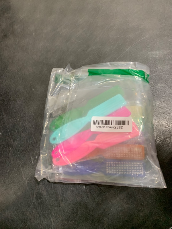 Photo 1 of 10 Pcs Handle Grip Nail Brush, NICEMOVIC Hand Fingernail Cleaner Brush Manicure Tools Scrub Cleaning Brushes Kit, Use for Toe and Nail Cleaning (Bright Colors)