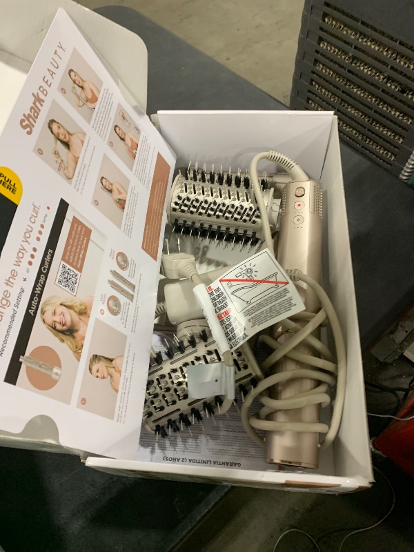 Photo 1 of Shark HD430 FlexStyle Air Styling & Drying System, Powerful Hair Dryer Brush & Multi-Styler with Auto-Wrap Curlers, Paddle Brush, Oval Brush, Concentrator Attachment, Stone