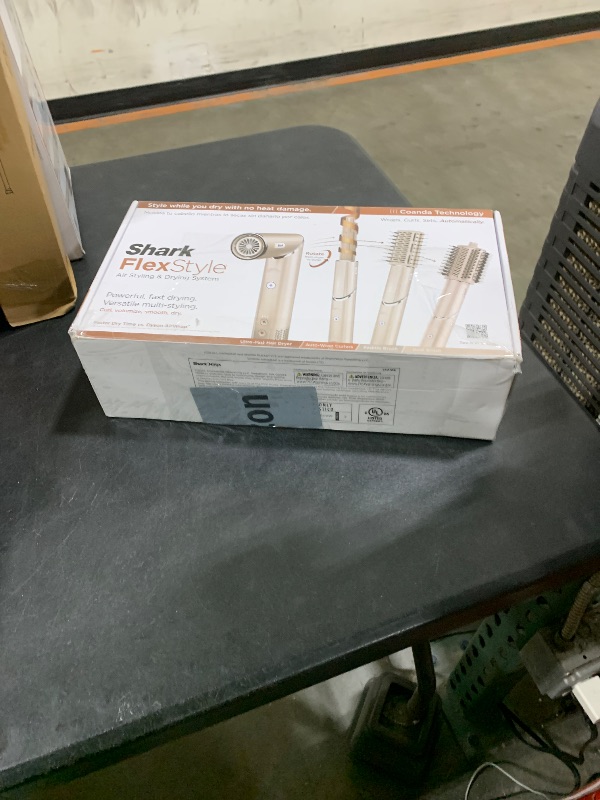 Photo 1 of Shark HD430 FlexStyle Air Styling & Drying System, Powerful Hair Dryer Brush & Multi-Styler with Auto-Wrap Curlers, Paddle Brush, Oval Brush, Concentrator Attachment, Stone