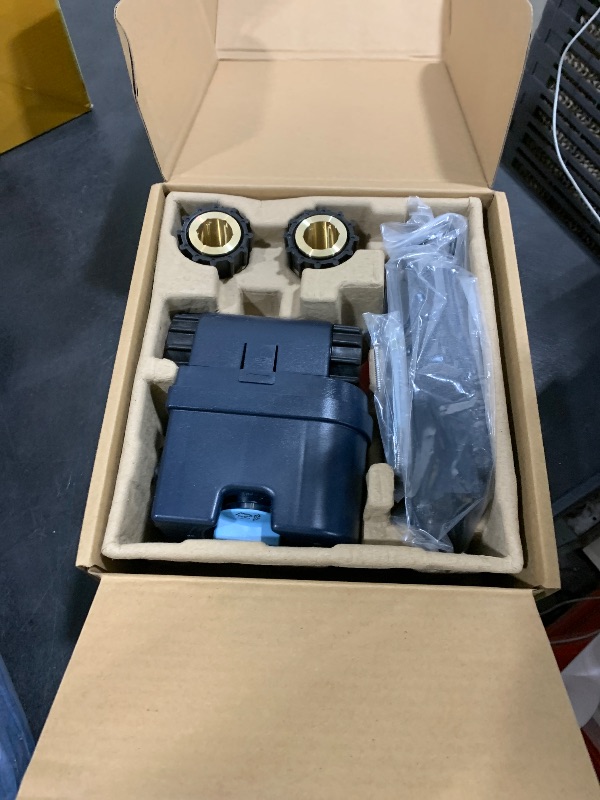 Photo 1 of Moen Flo Smart Water Monitor and Automatic Shutoff Sensor, Wi-Fi Connected Water Leak Detector for 1-Inch Diameter Pipe, 900-006