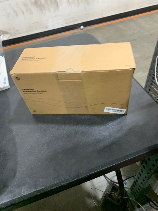 Photo 1 of AT&T Cordless Phone 5 Handset with Bluetooth, Landline Phones for Home, Answering System, Smart Call Blocker, DECT 6.0 Extended Range, 2" Backlit Screen, Lighted Keypad with Big Buttons, BL3107-5