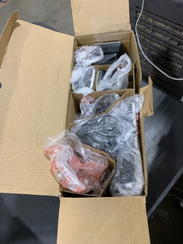 Photo 1 of AT&T Cordless Phone 5 Handset with Bluetooth, Landline Phones for Home, Answering System, Smart Call Blocker, DECT 6.0 Extended Range, 2" Backlit Screen, Lighted Keypad with Big Buttons, BL3107-5