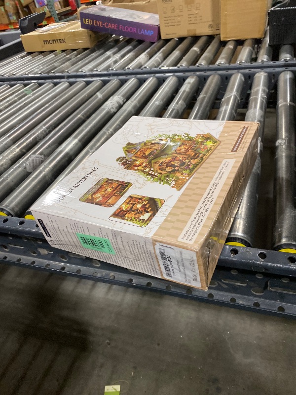 Photo 1 of **OPENED** ISSEVE DIY Miniature House Kit, Tiny House Dollhouse Kit for Adults, Mini House Building Kits, Halloween Christmas Home Bookshelf Decoration, Gifts for Family and Friends (Forest Adventure)