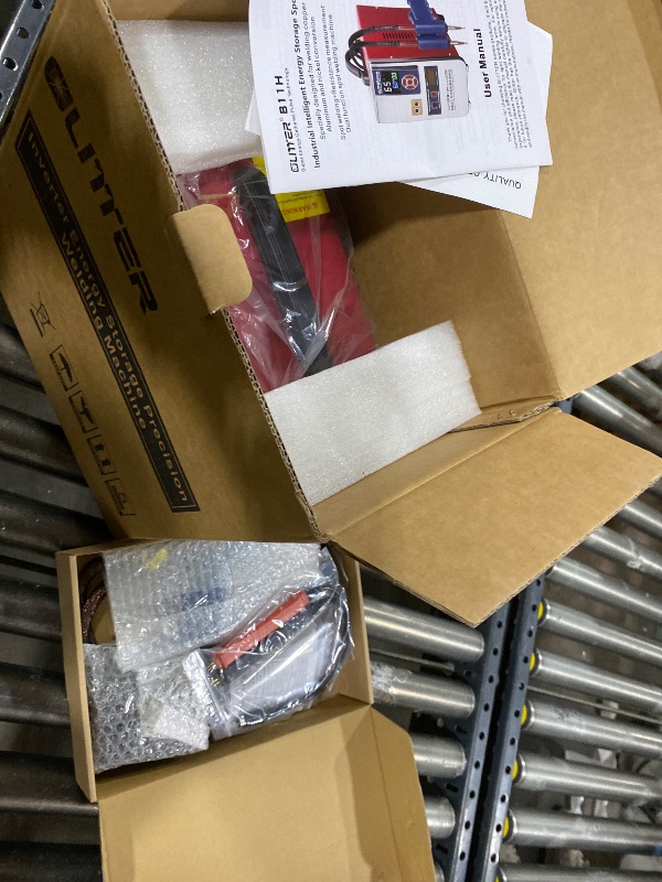 Photo 1 of GLITTER Industry Spot Welder & Milliohm Resistance Meter, 42000W 7000A Battery Spot Welder, Copper Aluminum to Nickel Spot Welder for Lithium Batteries, Batch Build LiFePO4 Prismatic Battery Pack,811H