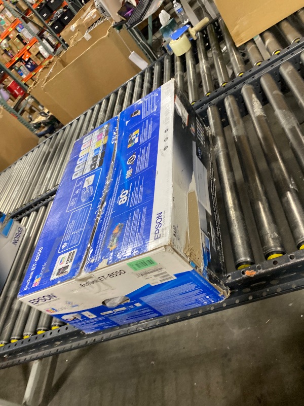 Photo 1 of Epson EcoTank Photo ET-8550 Wireless Wide-Format Color All-in-One Supertank Printer with Scanner Copier Ethernet