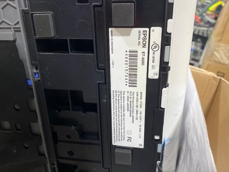 Photo 1 of Epson EcoTank Photo ET-8550 Wireless Wide-Format Color All-in-One Supertank Printer with Scanner Copier Ethernet