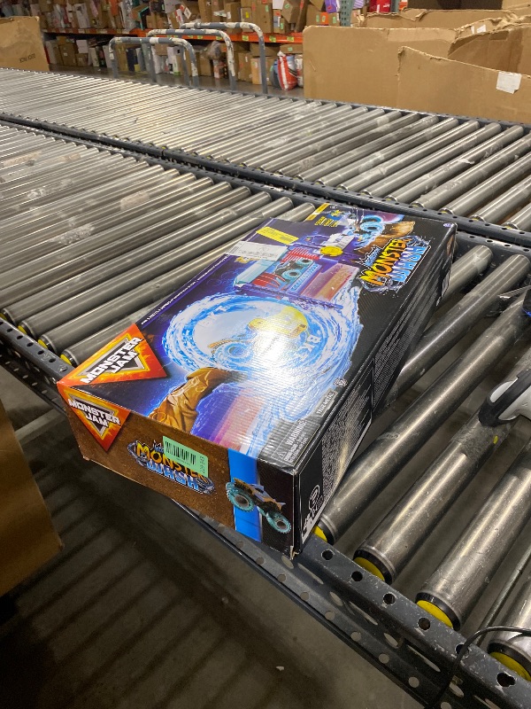 Photo 1 of Monster Jam Megalodon Monster Wash Playset with Color-Changing 1:64 Vehicle for Ages 3 and up