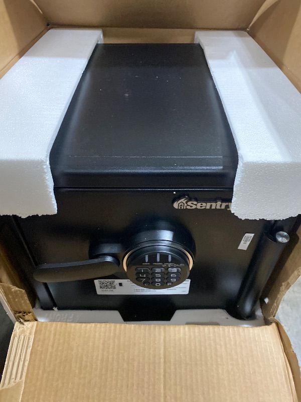 Photo 1 of SentrySafe SFW123ES Fire-Resistant and Water-Resistant Safe with Digital Keypad Lock 1.23 Cu. Ft