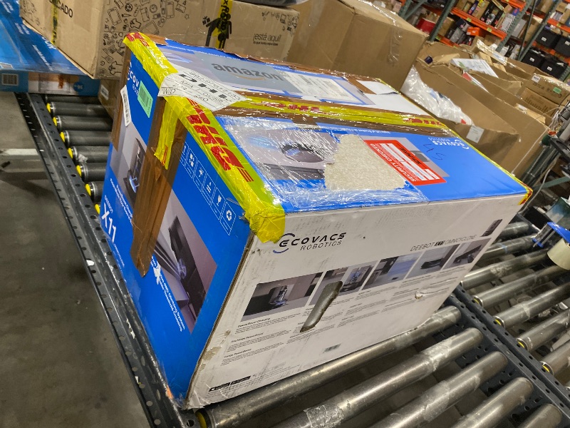 Photo 1 of ECOVACS DEEBOT X11 OmniCyclone Robot Vacuum and Mop, PowerBoost Charging, OZMO Roller 2.0 Instant Self-Washing Mop, 19,500Pa Blast Suction, Bagless OmniCyclone Station, AIVI 3D Smart Navigation